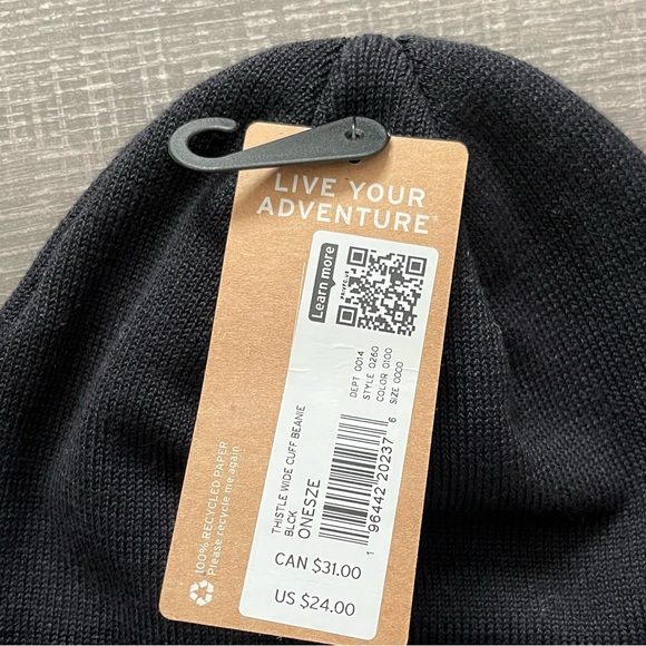 🆕 Brand New - Eddie Bauer Thistle Wide Cuff Beanie Hat - Picture 4 of 4
